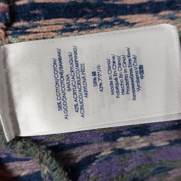 Chaps Knit Sweater Vest, Beautiful Colors, Small - Picture 10 of 11